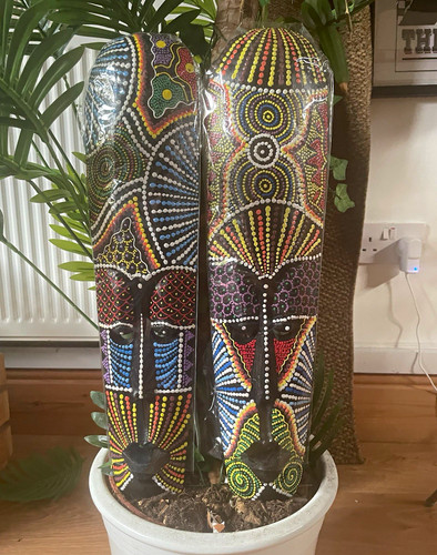 African tribal wooden - african, wall