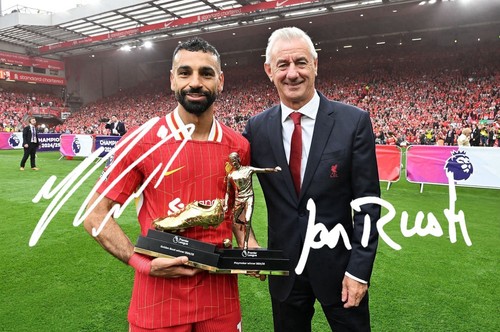 Salah and ian rush - rush, signed