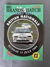 Race Programme 17 July 1994  Brands Hatch Saloons Formula Ford Sports GT A5