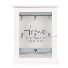 Wooden Key Holder Box Rack