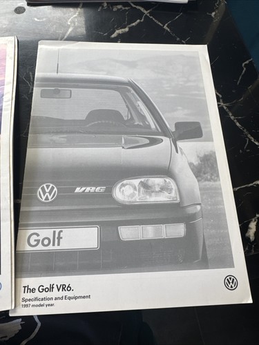 Golf vr6 brochure - vw,