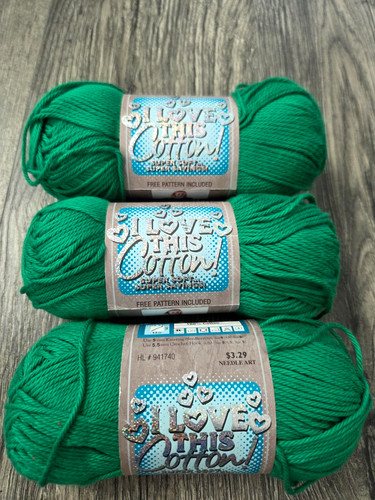 Love this cotton yarn - love, cotton!