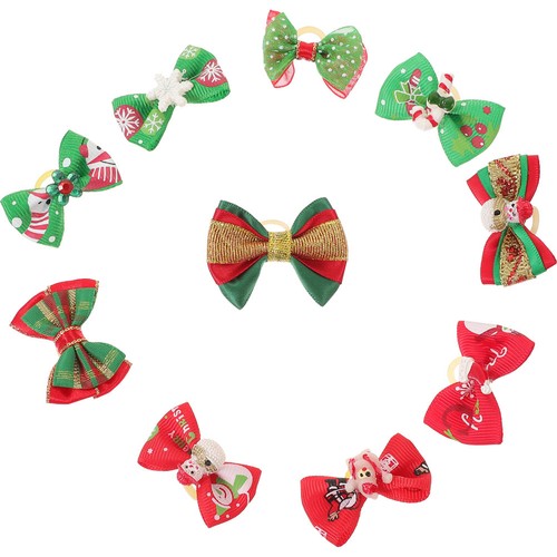 Reusable dog hair bows - dog,