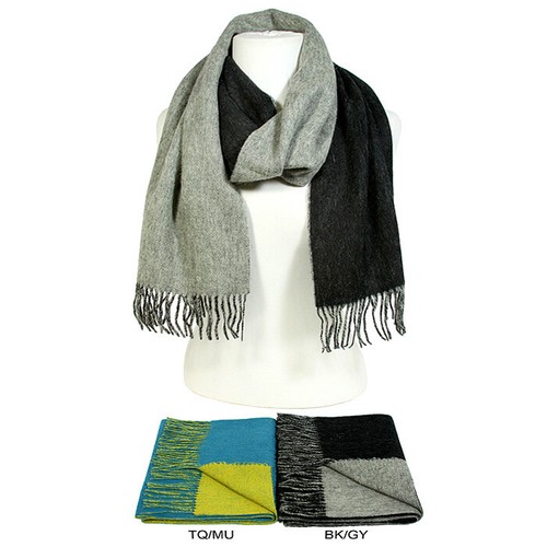 Scarf two tone - scarf, cashmere
