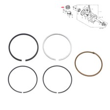 5x Piston Rings Kit For Honda