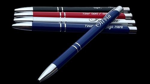 Personalised metal pen add - personalised,
