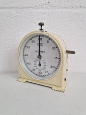 Vintage English Clock Stopclock Timer Seconds Timer Restoration Project 