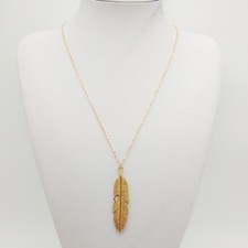 Big Feather Leaf Pendant