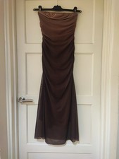 Strapless Brown Ombre Tulle