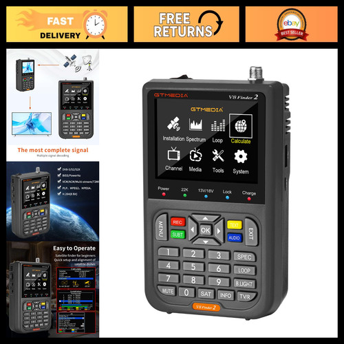 Digital satellite finder meter - digital,