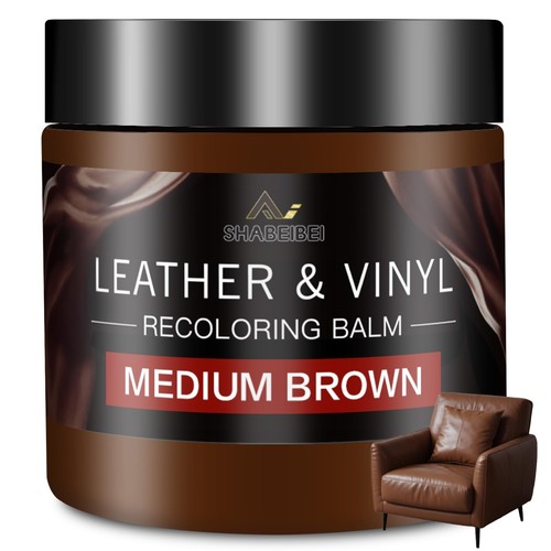 Leather recoloring balm and - recoloring,