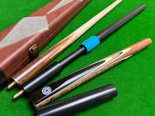 Handcrafted 3/4 Snooker Cue Complete Set with Case and Extensions