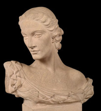 Woman Bust Signed BONOME