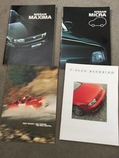 NISSAN UK Brochures  in VGC