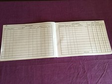 USED VEHICLE STOCK BOOK 100 PAGES FOR CAR VAN VAT ACCOUNTING RECORDS  