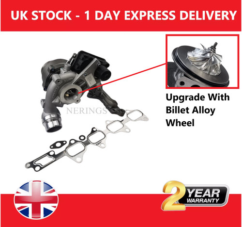 Turbocharger upgraded for - upgraded,
