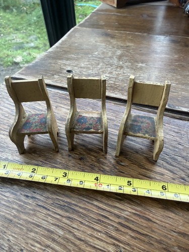Vintage dolls house chairs - vintage,