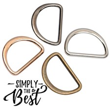 Flat Welded Metal D-Rings