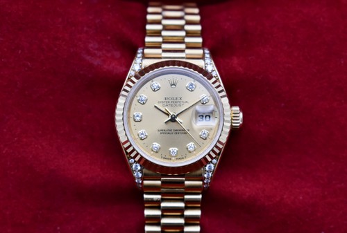 Rolex datejust 26mm 18ct gold - rolex,
