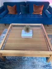 Habitat glass / light oak