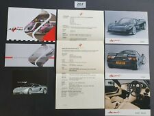 ASCARI KZ1 BROCHURE PLUS SPEC SHEET 2003 PLUS ECOSSE PHOTOS PLUS TEAM ASCARI ETC