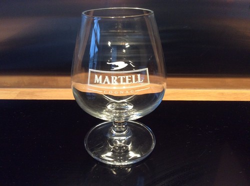 Martel cognac glass - glass, drinking