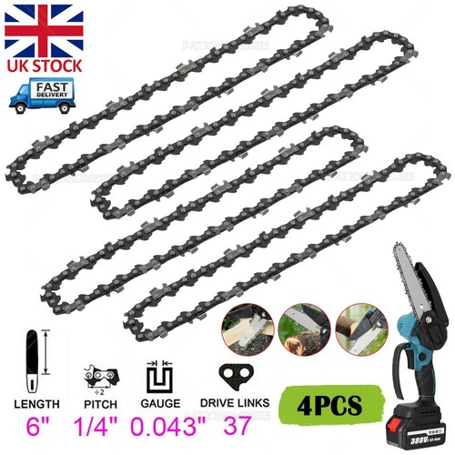 4pcs chain saw - 6",