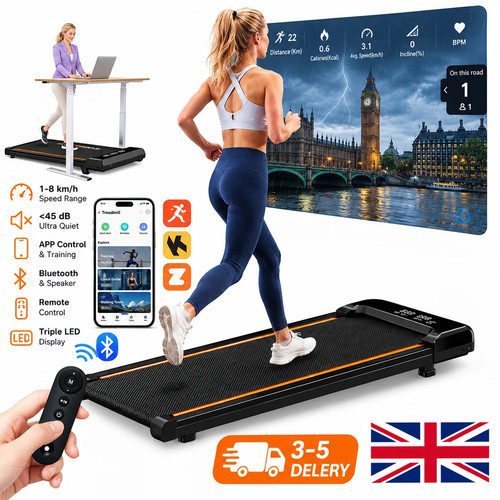 Walking pad with incline under - with,