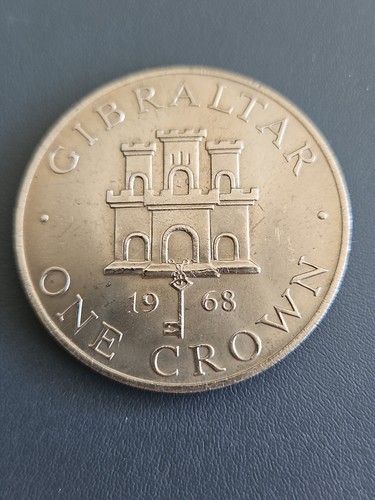 Gibraltar one crown coin - gibraltar,