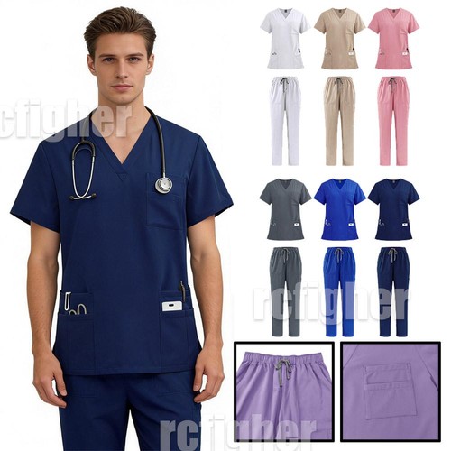 Unisex medical neck scrubs - medical,