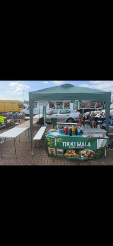 Complete food stall - food,