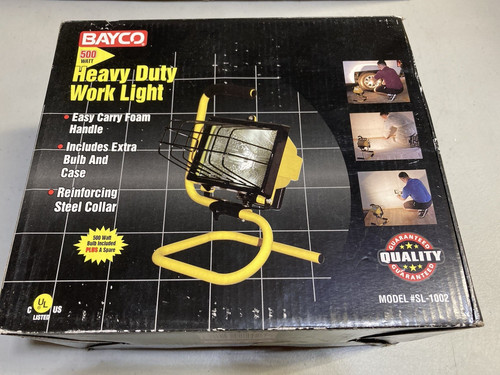 Bayco 1002 500w halogen - bayco, sl-1002