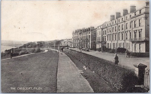 Vintage postcard crescent - vintage,