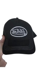 Von Dutch Black Trucker Cap