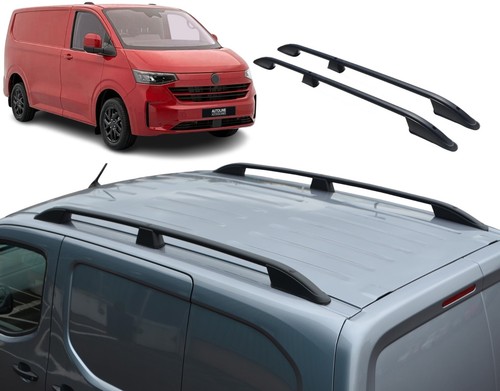 Black aluminium roof - black, rack