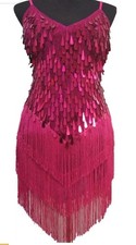 UK Womens Sequin Tango Tassel
