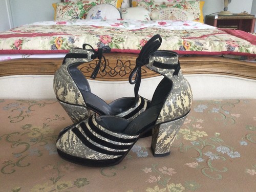 1940s vintage platform ankle - 1940s,