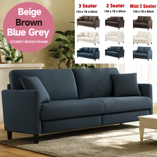 Seater velvet sofa - 2/3,