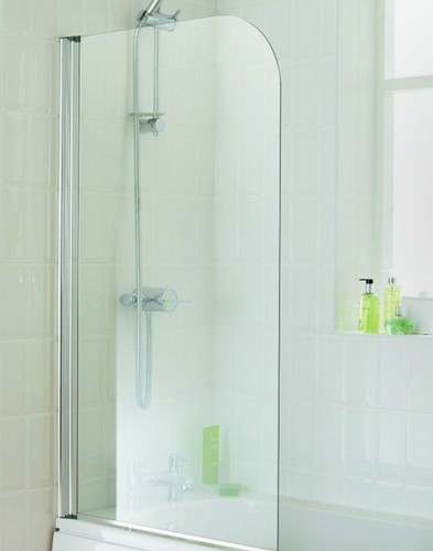 April single curved bath - april,