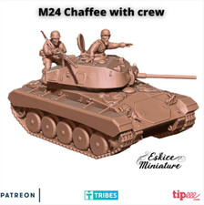 28mm WW2 US - M24 Chaffee Tank