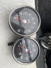TRIUMPH T140V T120 BONNEVILLE REPLICA PATTERN SPEEDOMETER AND REV COUNTER