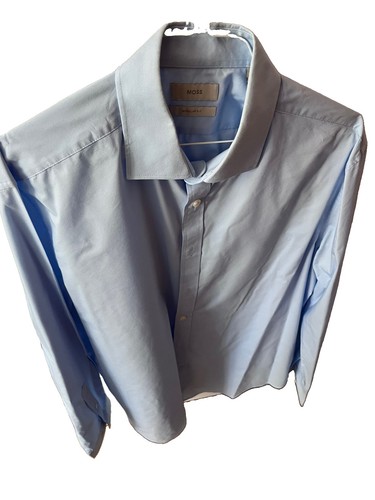Moss bros blue long sleeve - blue,