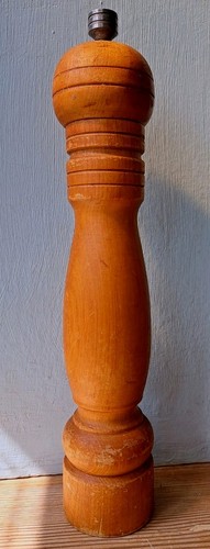 Vintage german wooden pepper - vintage,