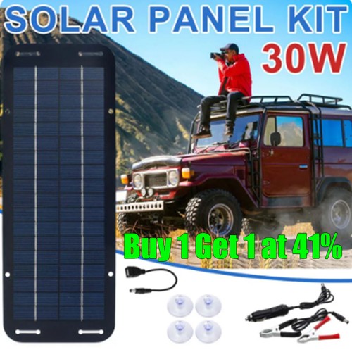 30w solar panel 12v trickle - panel,