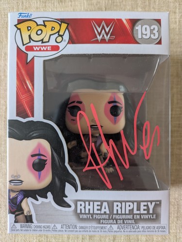 Wwe rhea ripley hand - hand, signed