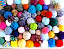1200g Job Lot Bag fancy Yarn