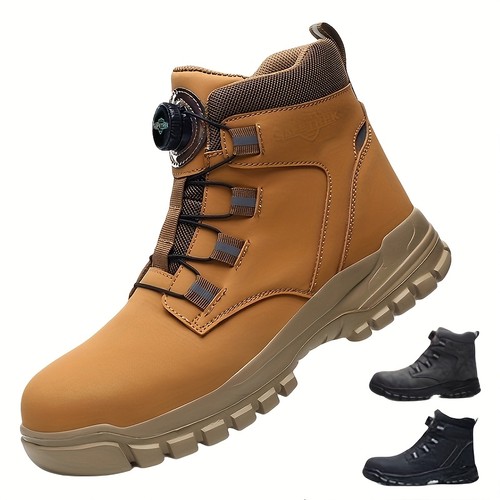 Mens steel toe work - steel, boots