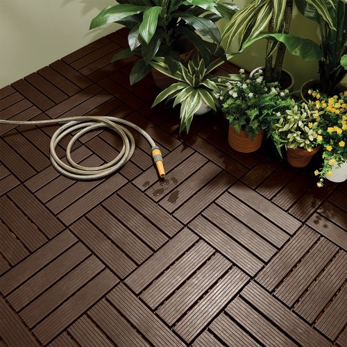 Interlocking decking tiles - interlocking,