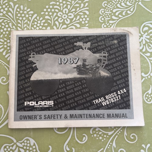 1987 polaris trail - polaris, boss