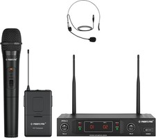 Phenyx Pro Wireless Microphone System, VHF Wireless Mic Set with Handheld PTV-1
